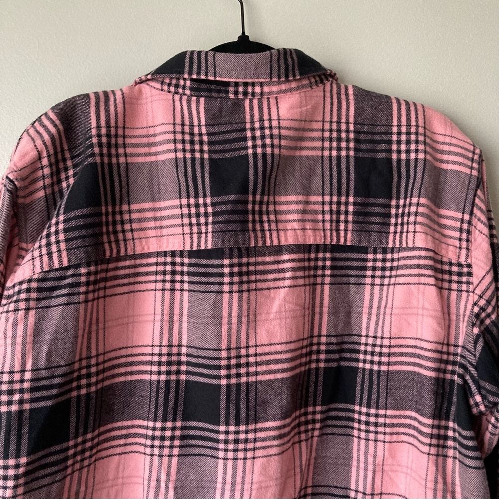 Levi’s Plaid Flannel Button Up Boxy Relaxed Fit Women’s Large - Picture 5 of 9